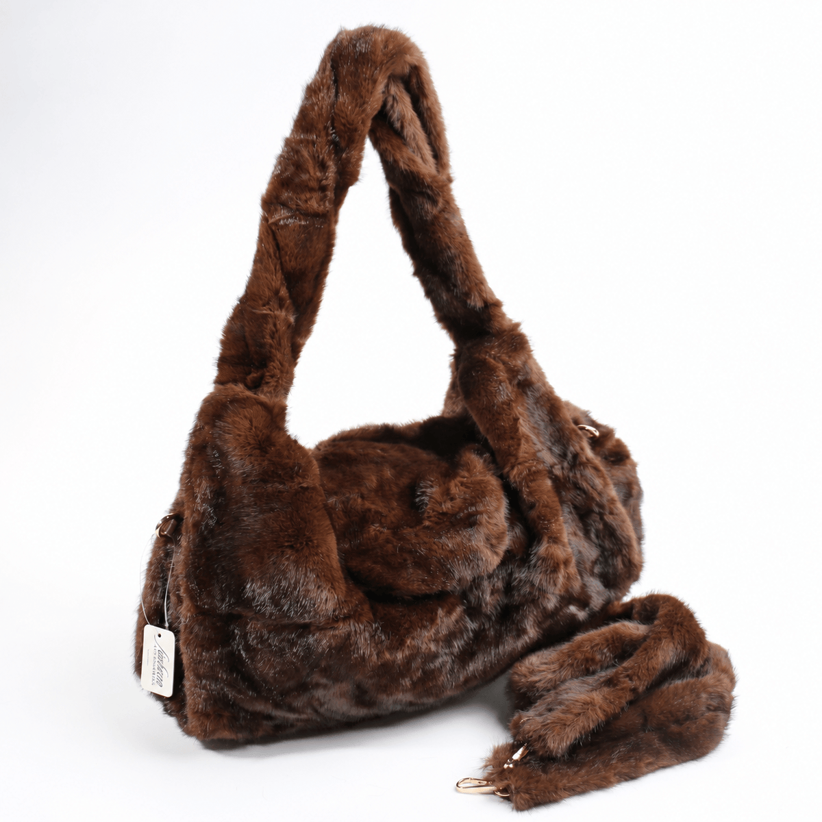 Faux Fur Bag #FRBG-001DB (PC)