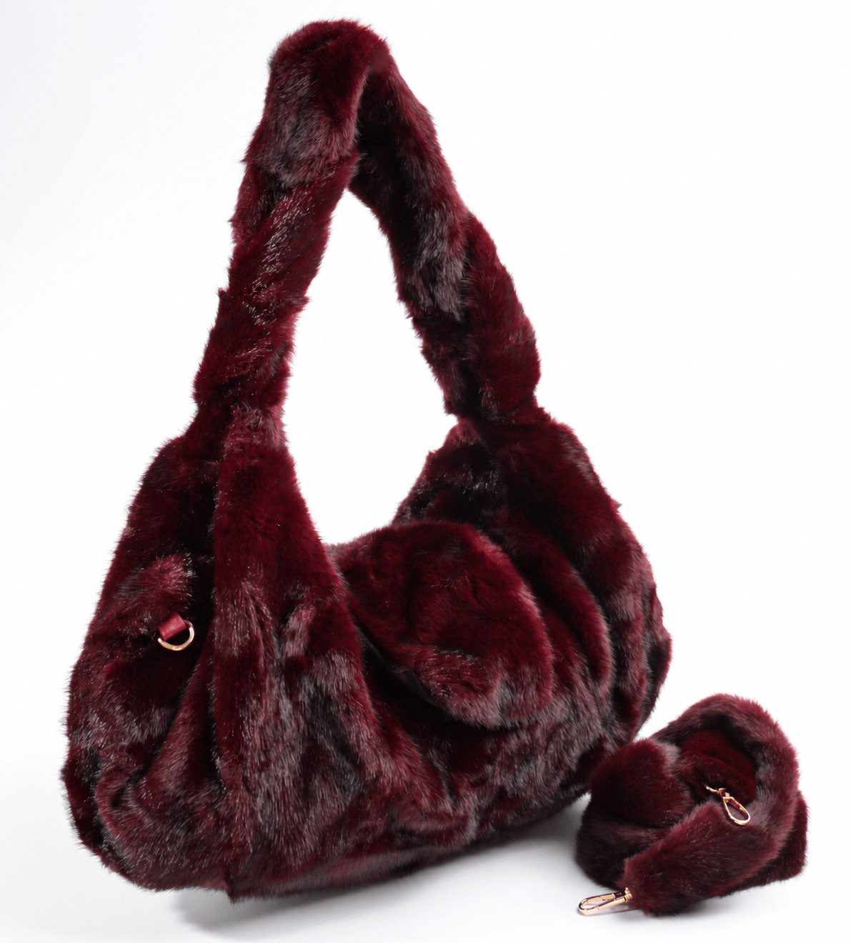 Faux Fur Bag #FRBG-001PU (PC)