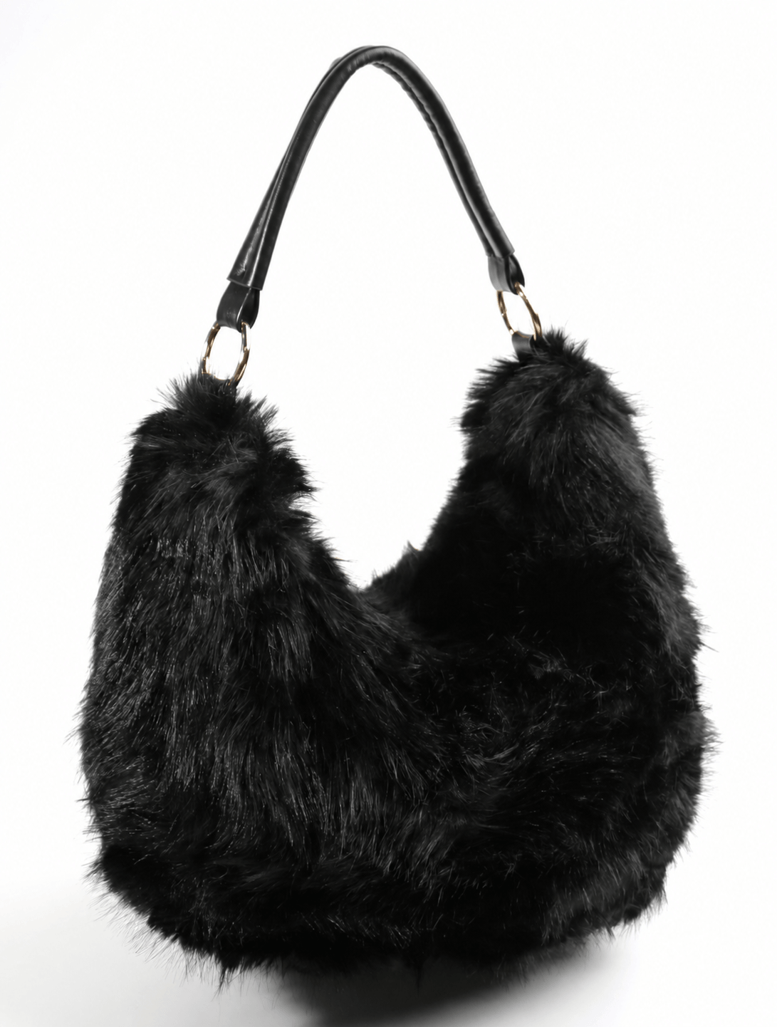 Faux Fur Bag #FRBG-003BK (PC)