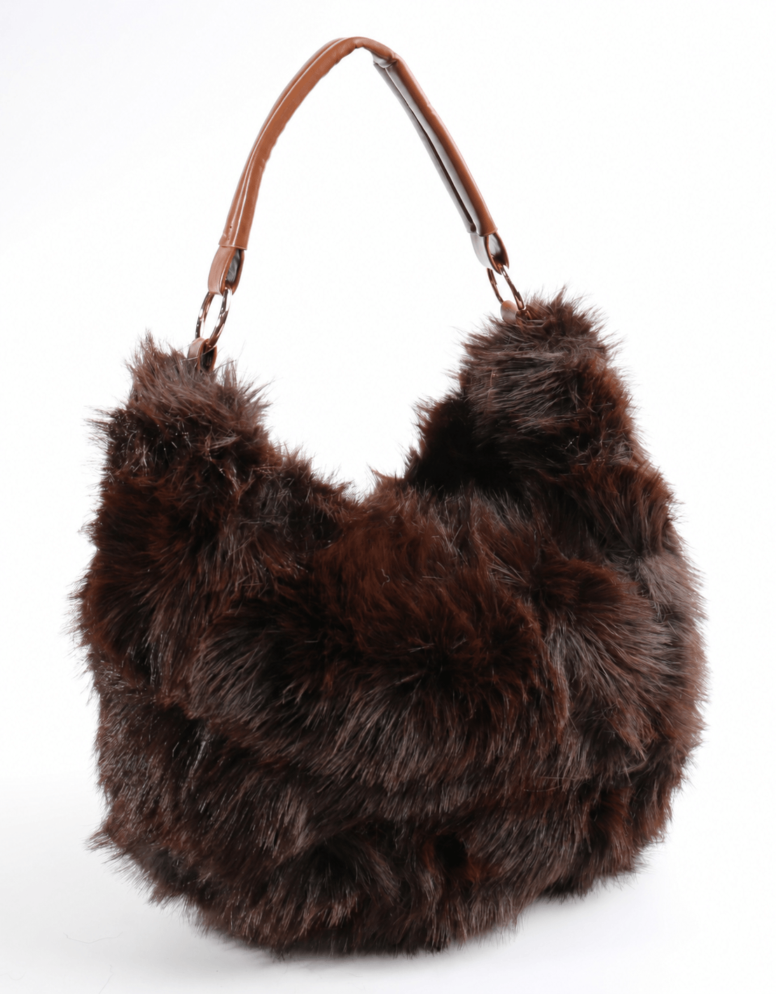 Faux Fur Bag #FRBG-003DB (PC)