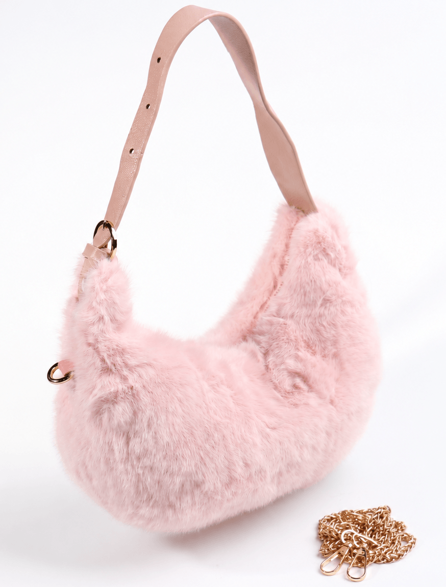Faux Fur Bag #FRBG-006LP (PC)