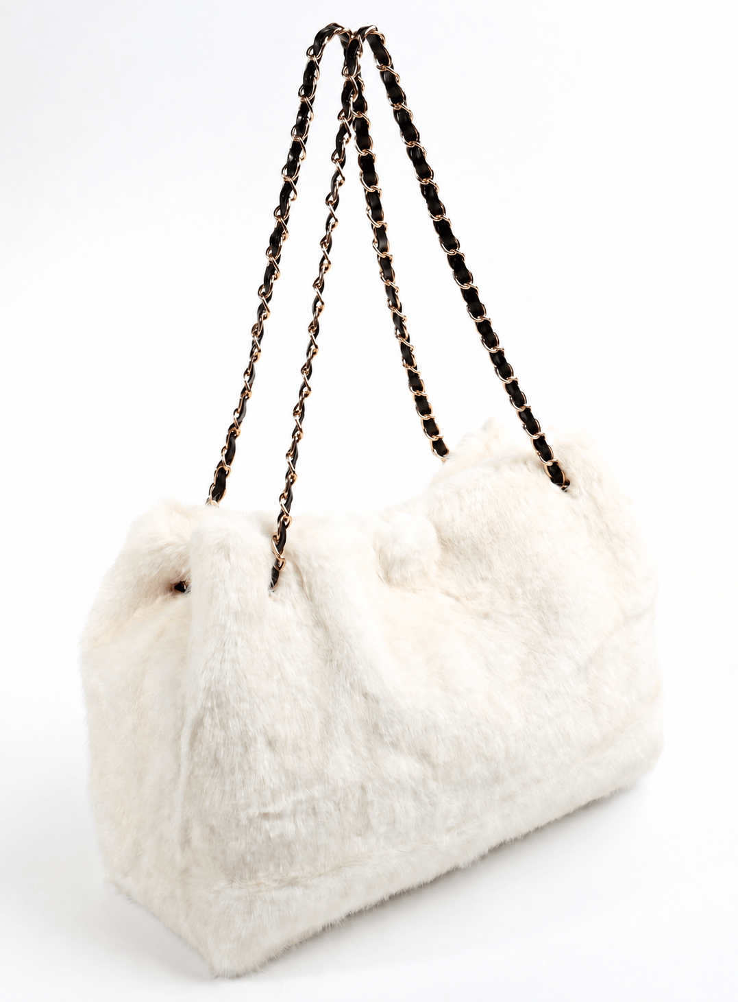 Faux Fur Bag #FRBG-010WH (PC)