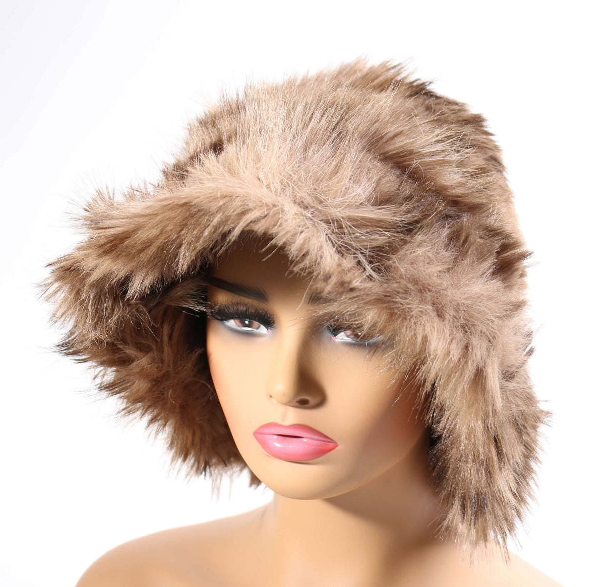 Faux Fur Bucket Hat #FRBKT-012BR (PC)
