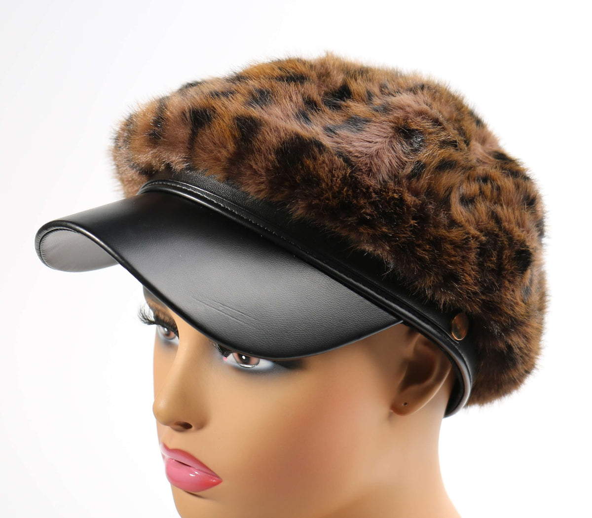 Faux Fur Cadet Cap #FRCD-001DB (PC)