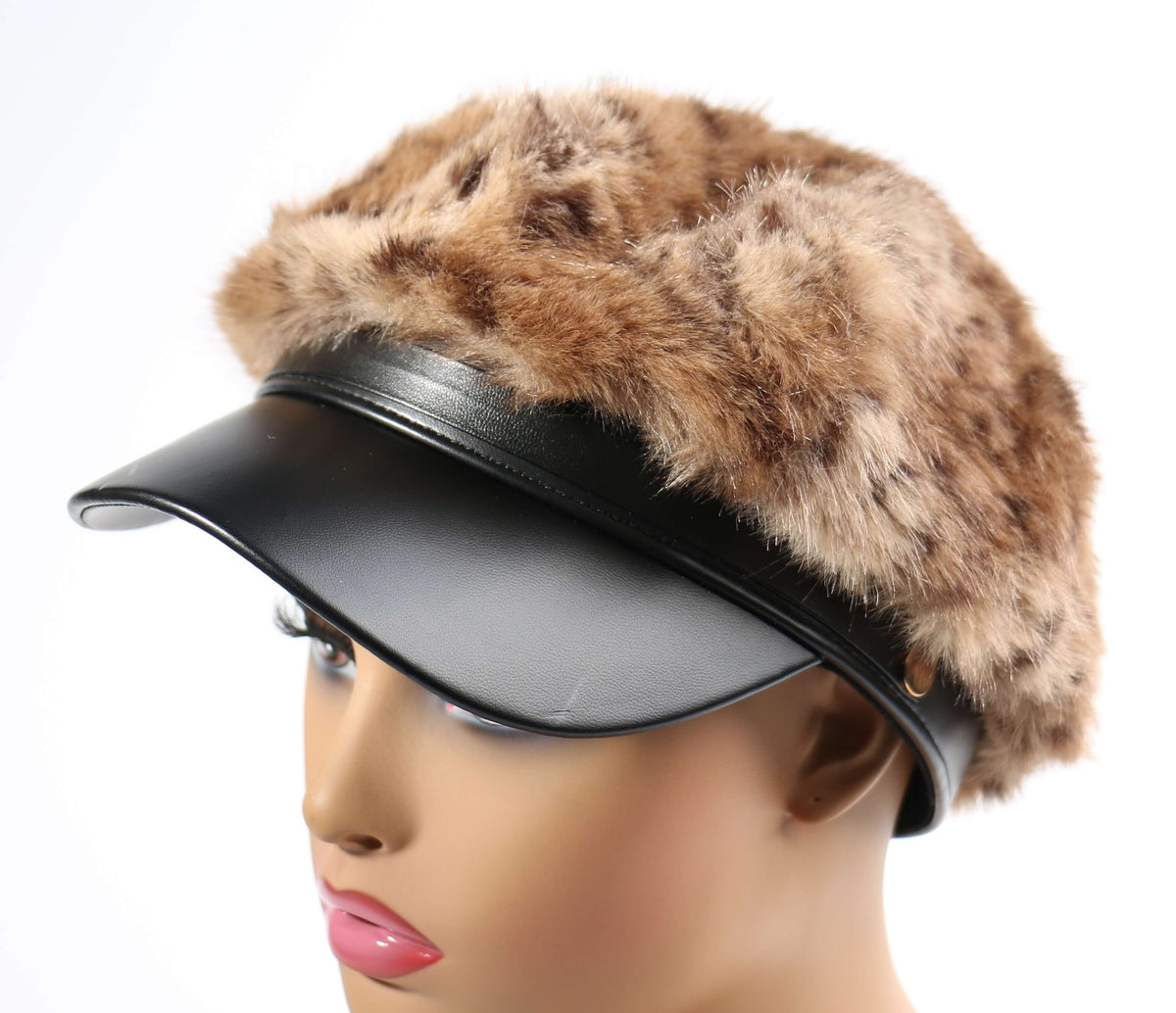 Faux Fur Cadet Cap #FRCD-001MB (PC)