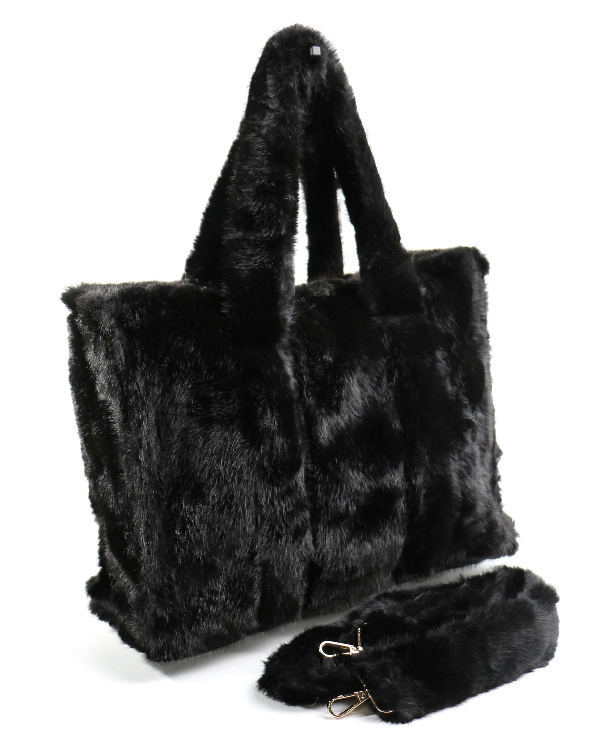 Faux Fur Tote Bag #FRTOT-01BK (PC)