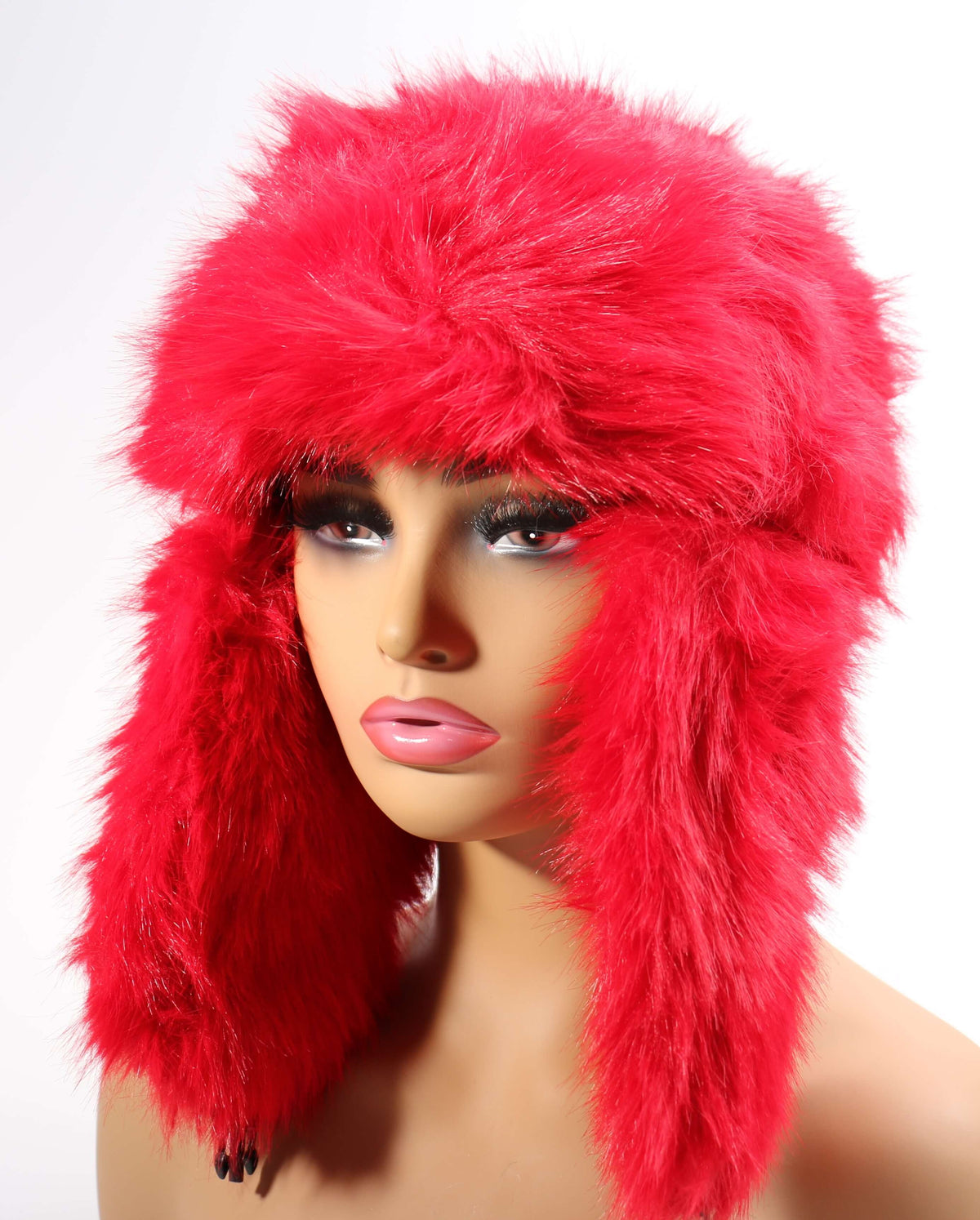 Faux Fur Trapper Hat #FRTR-001RD (PC)