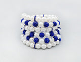 Fashion Pearl Coil Bracelet #GB6052 - Multiple Colors (PC)