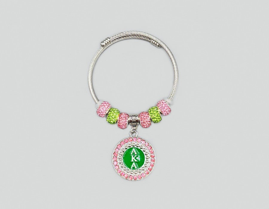 Fashion Rhinestone Charm Bracelet #GB6082 - Multiple Colors (PC)