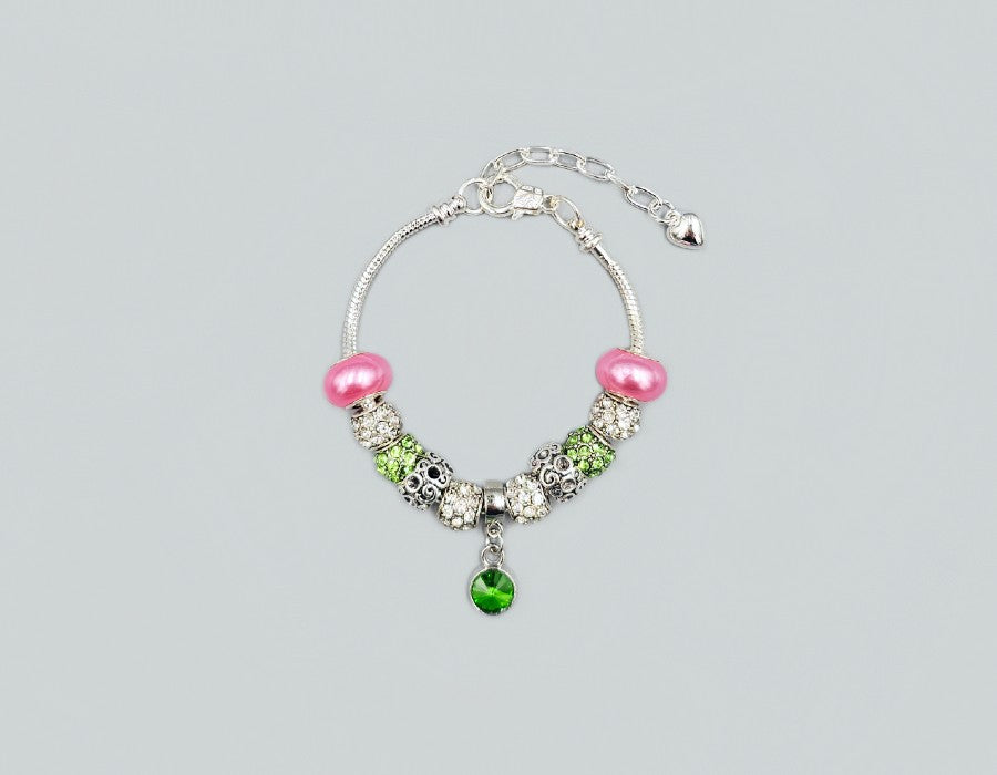 Fashion Charm Chain Bracelet #GB6086 - Multiple Colors (PC)