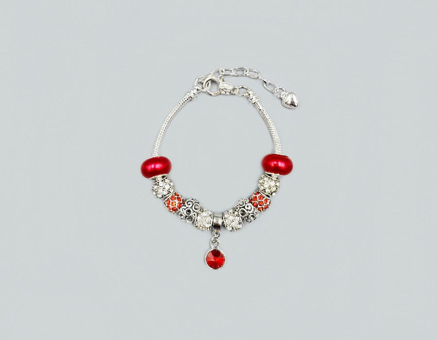 Fashion Charm Chain Bracelet #GB6086 - Multiple Colors (PC)