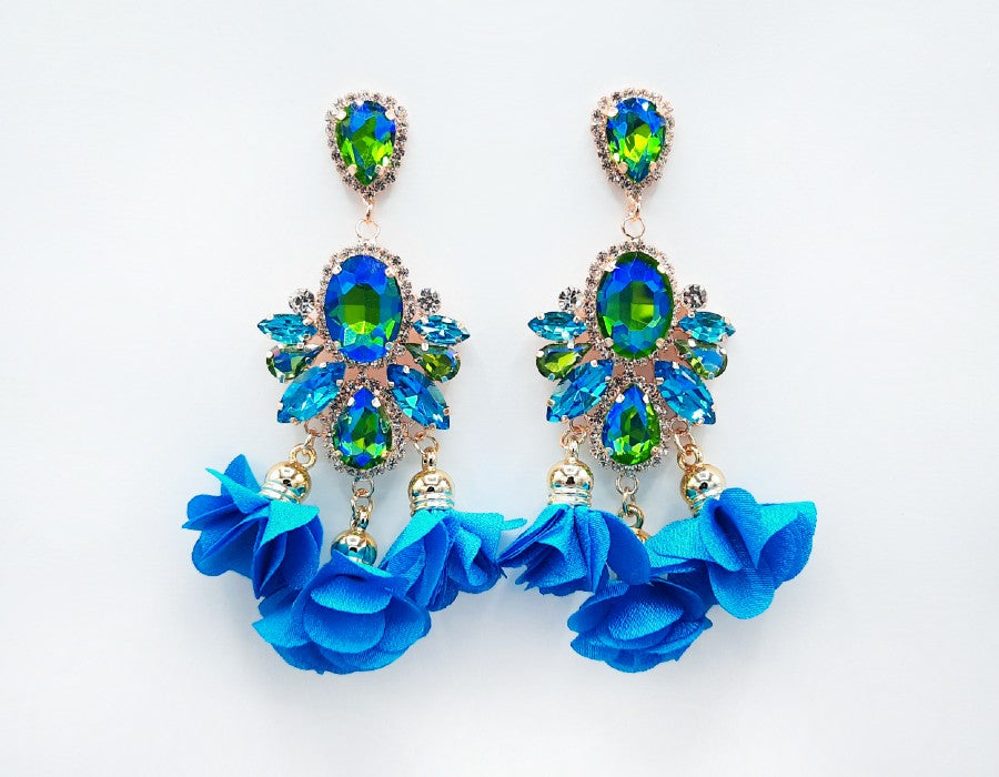 Fashion Dangle Earrings #GE2493 - Multiple Colors (PC)