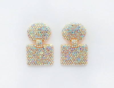 Fashion Rhinestone Earrings #GE2557 - Multiple Colors (PC)
