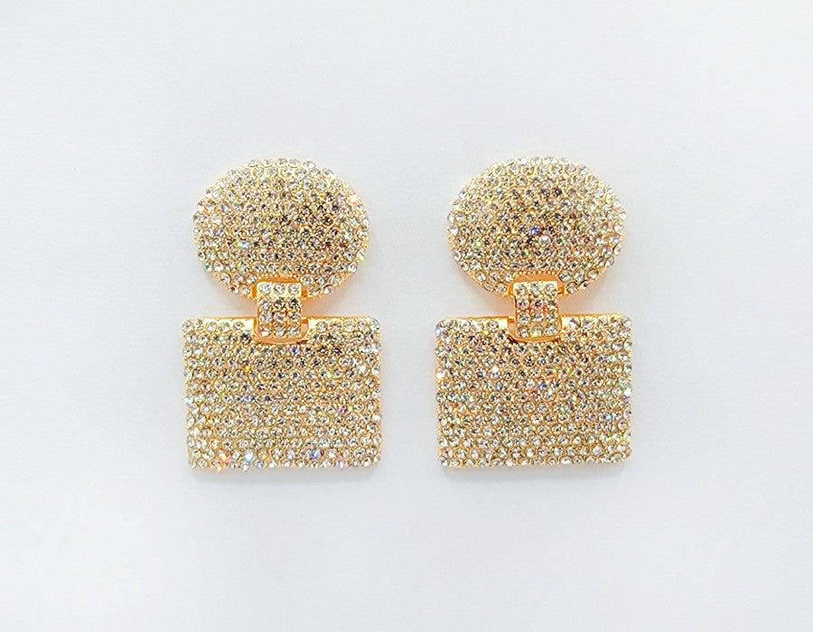 Fashion Rhinestone Earrings #GE2557 - Multiple Colors (PC)