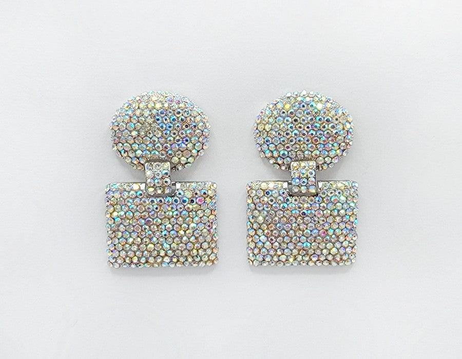 Fashion Rhinestone Earrings #GE2557 - Multiple Colors (PC)