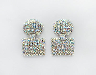 Fashion Rhinestone Earrings #GE2557 - Multiple Colors (PC)