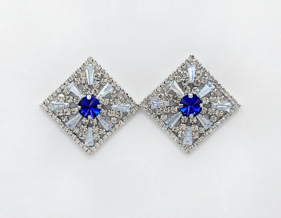 Fashion Diamond Shaped Earrings #GE2695 - Multiple Colors (PC)