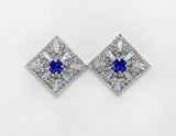 Fashion Diamond Shaped Earrings #GE2695 - Multiple Colors (PC)