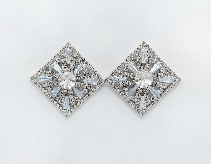 Fashion Diamond Shaped Earrings #GE2695 - Multiple Colors (PC)