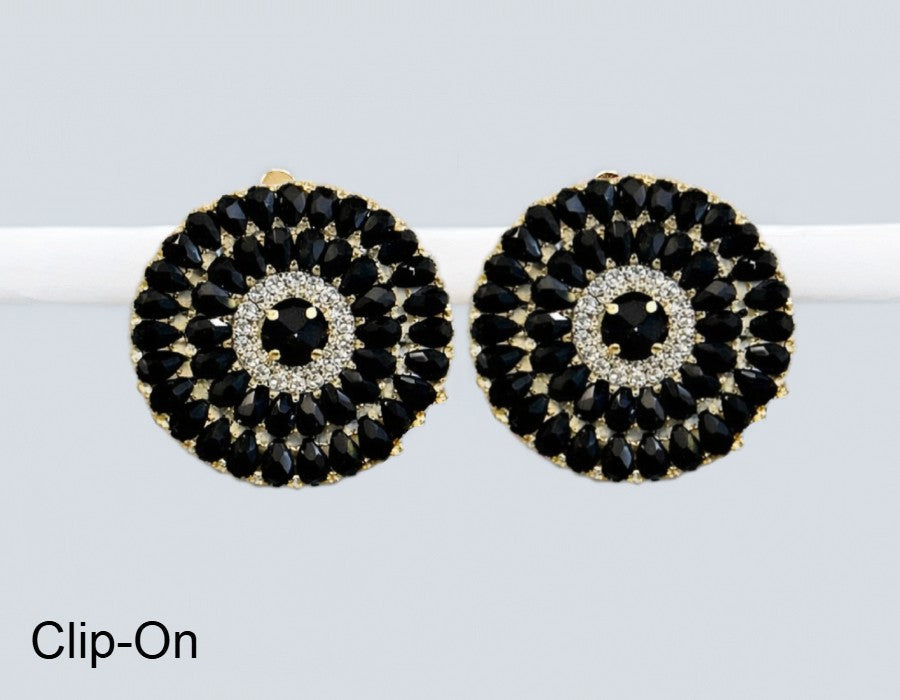 Fashion Statement Clip-On Earring #GE2733 - Multiple Colors (PC)