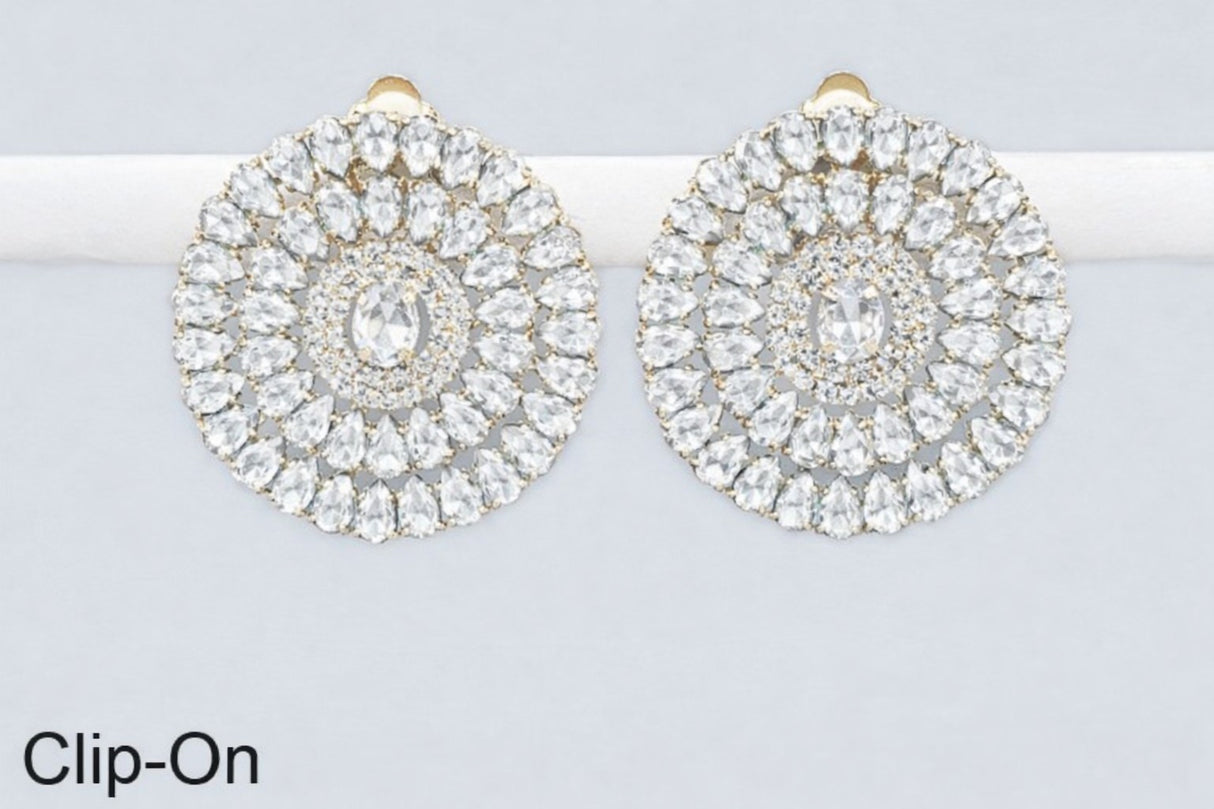 Fashion Statement Clip-On Earring #GE2733 - Multiple Colors (PC)