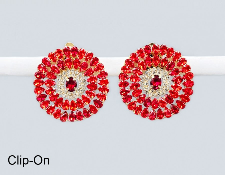 Fashion Statement Clip-On Earring #GE2733 - Multiple Colors (PC)