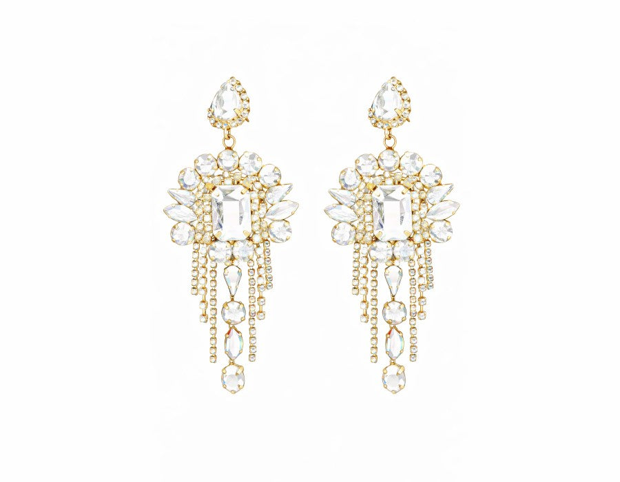 Fashion Floral Drop Earrings #GE2740 - Multiple Colors (PC)