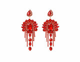 Fashion Floral Drop Earrings #GE2740 - Multiple Colors (PC)