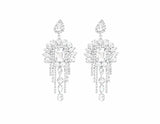 Fashion Floral Drop Earrings #GE2740 - Multiple Colors (PC)