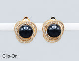 Fashion Twist Pearl Clip-On Earrings #GE2745 - Multiple Colors (PC)