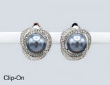 Fashion Twist Pearl Clip-On Earrings #GE2745 - Multiple Colors (PC)