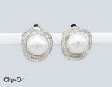 Fashion Twist Pearl Clip-On Earrings #GE2745 - Multiple Colors (PC)