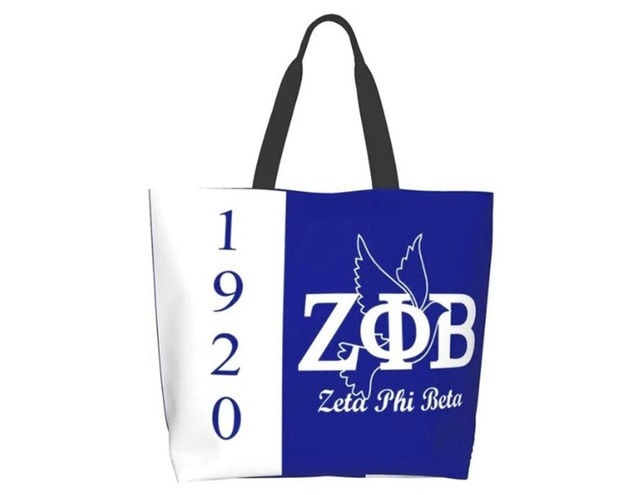 Fashion Two-Tone Sorority Tote Bag #GFB1502 (PC)