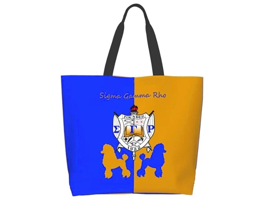 Fashion Two-Tone Sorority Tote Bag #GFB1503 (PC)