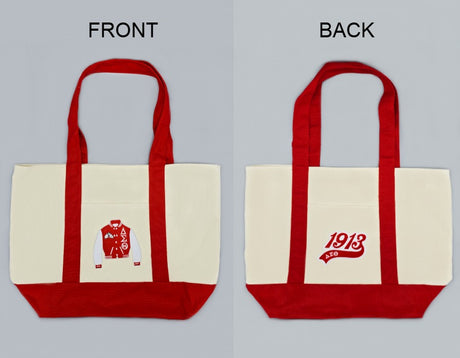 Fashion Sorority Canvas Large Tote Bag #GFB1512 - Multiple Colors (PC)