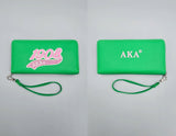 Fashion Sorority Wristlet Wallet #GFB1525 - Multiple Colors (PC)