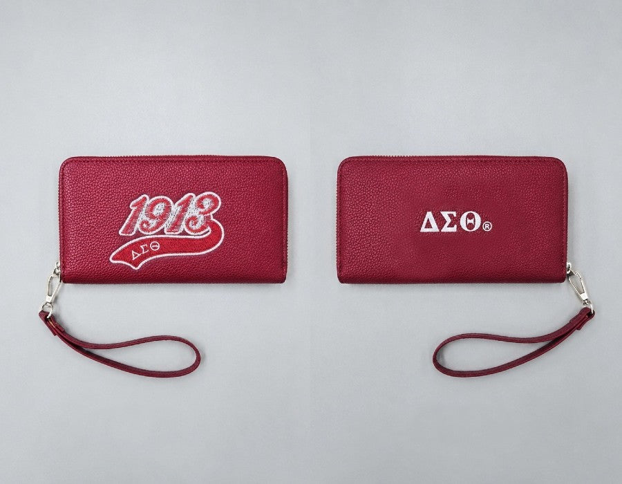 Fashion Sorority Wristlet Wallet #GFB1525 - Multiple Colors (PC)
