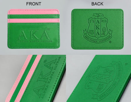 Fashion Sorority Embossed Card Holder #GFB1531 - Multiple Colors (PC)