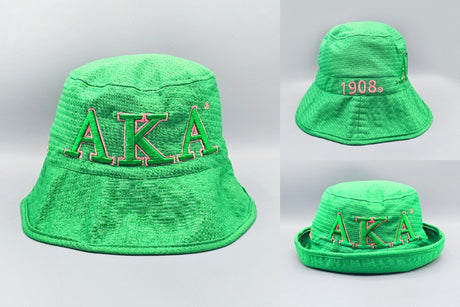 Fashion Sorority Bucket Hat #GH1518 - Multiple Colors (PC)