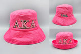 Fashion Sorority Bucket Hat #GH1518 - Multiple Colors (PC)