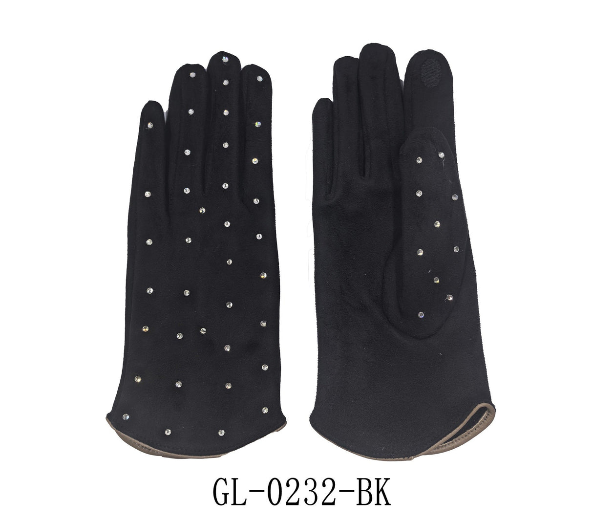 Fashion Winter Rhinestone Gloves #GL-0232 - Multiple Colors (PC)