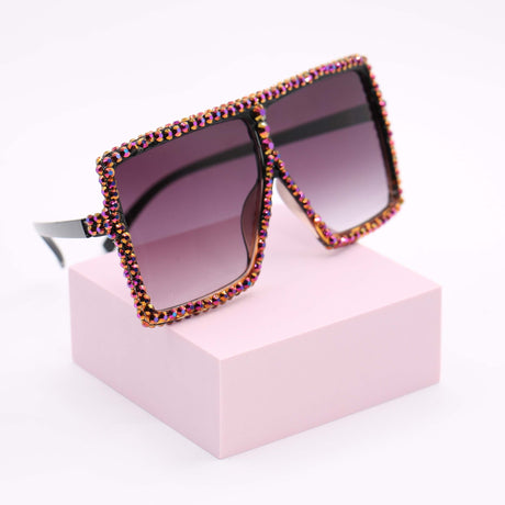 Premium Rhinestone Sunglasses #GLY - Multiple Colors (PC)