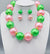 Fashion Pearl Necklace Set #GNE3235PK - PINK (PC)