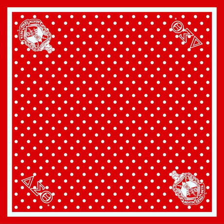Fashion Sorority Polka Dot Scarf #GS1532 - Multiple Colors (PC)