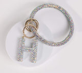 Fashion Wristlet Initial Keychain (PC)