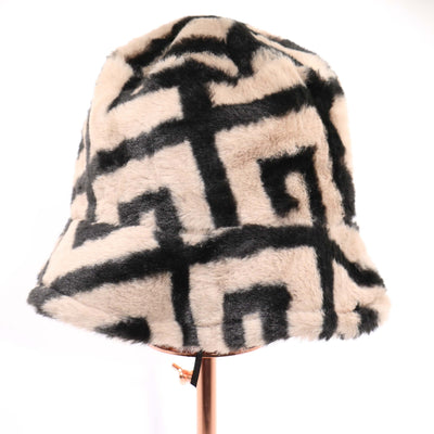 Winter Fashion Fur Bucket Hat #H3373 - Multiple Colors (PC)