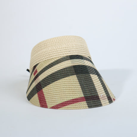 Fashion Visor Hat W/ Design #H3416 - Multiple Colors (PC)