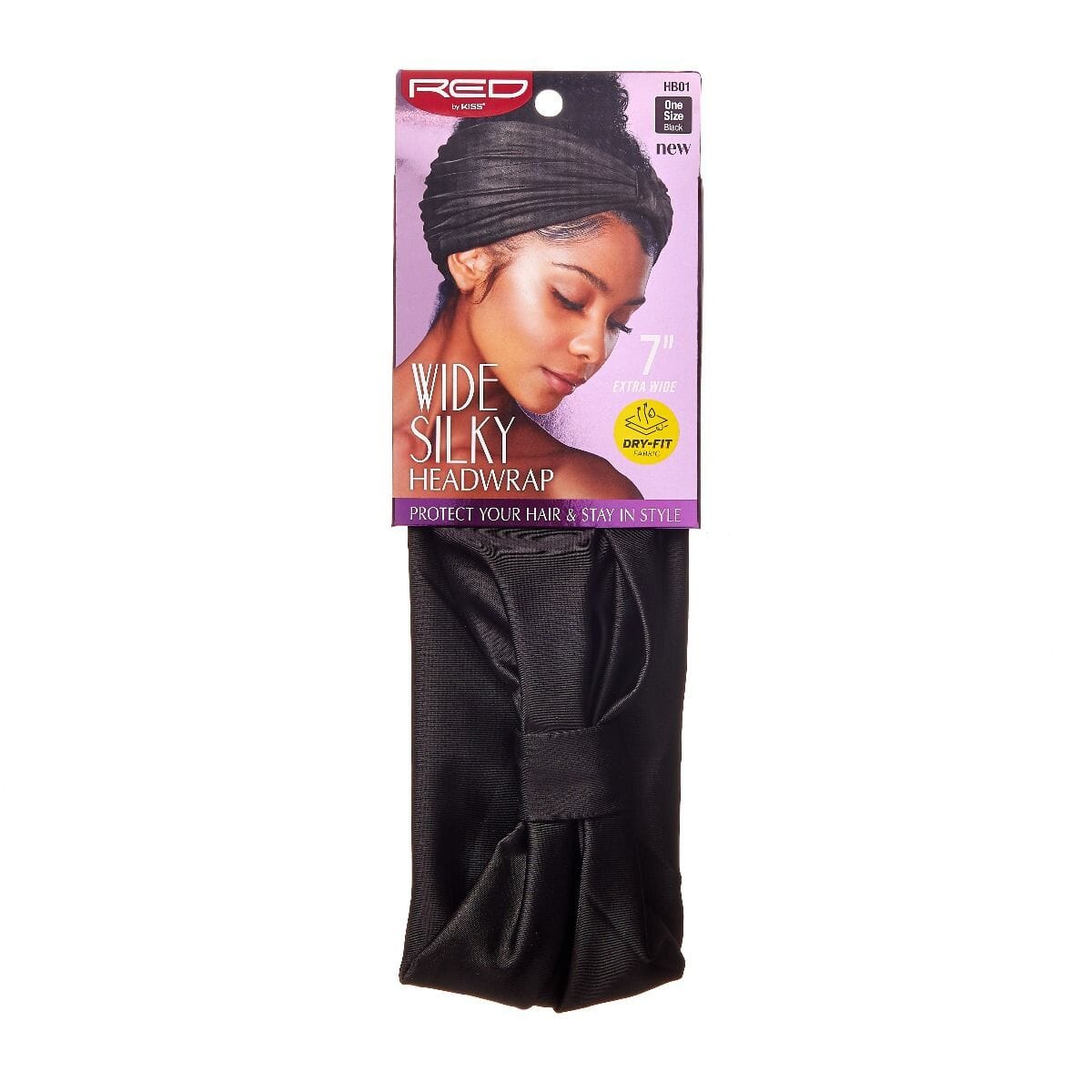RED by Kiss Wide Silky Dry Fit Headwrap #HB (6PC)