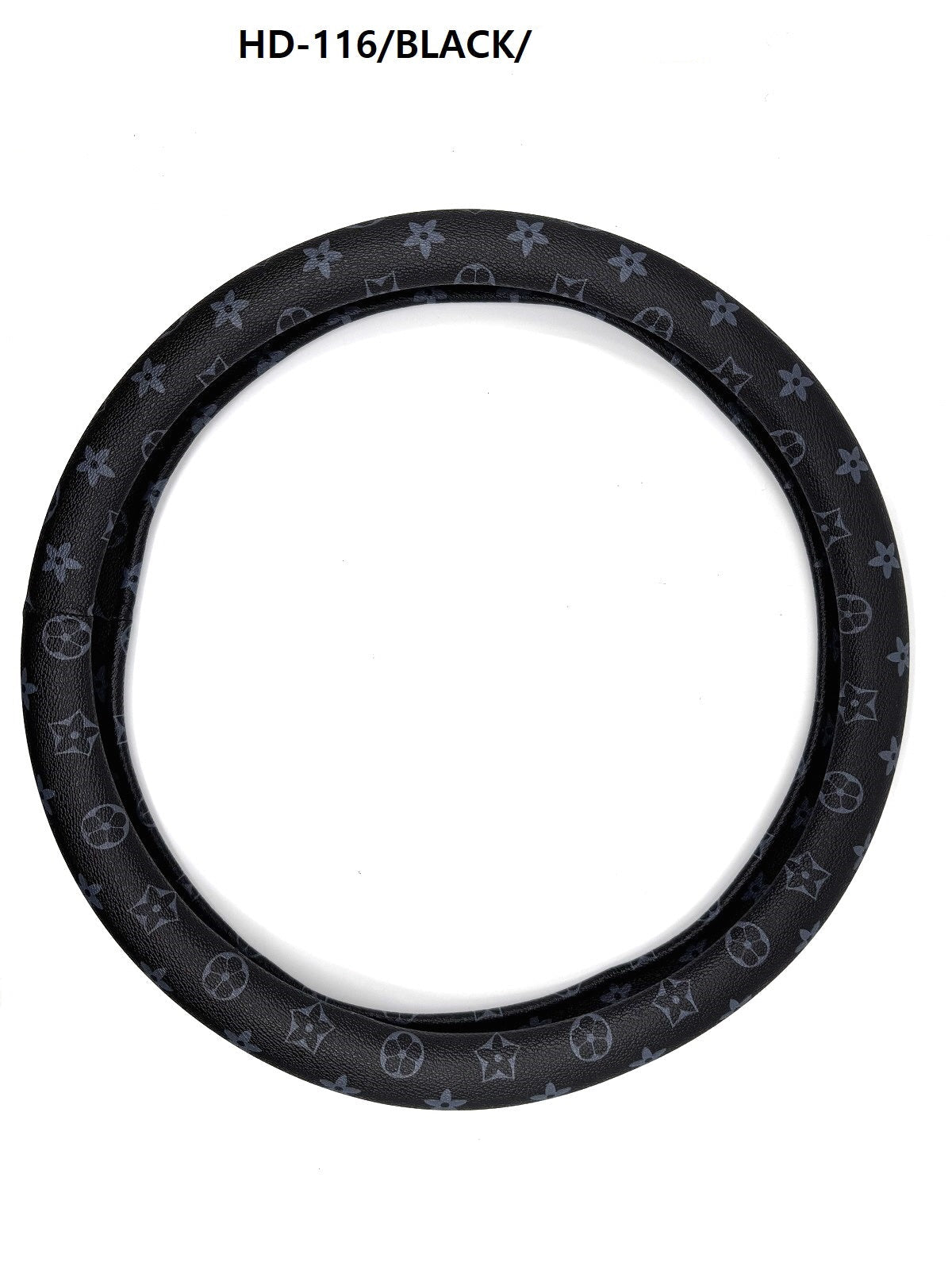 Design Steering Wheel Cover #HD116BK (PC)