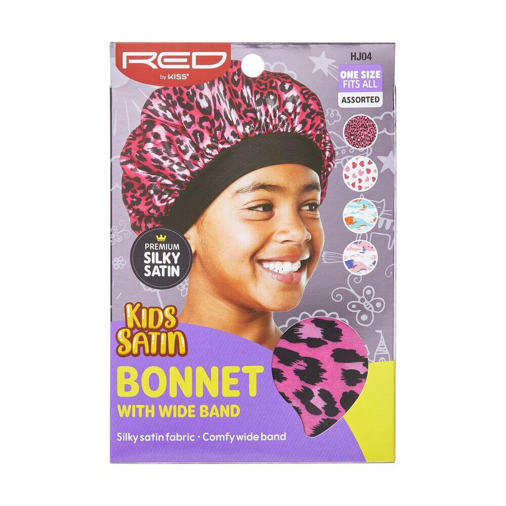 RED by Kiss Kids Satin Bonnet #HJ (6PC)